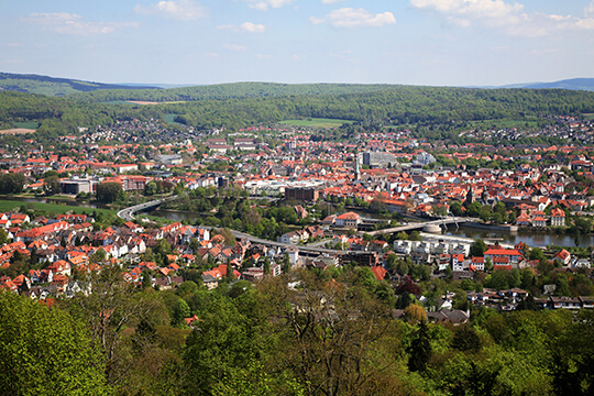 Klütblick auf Hameln